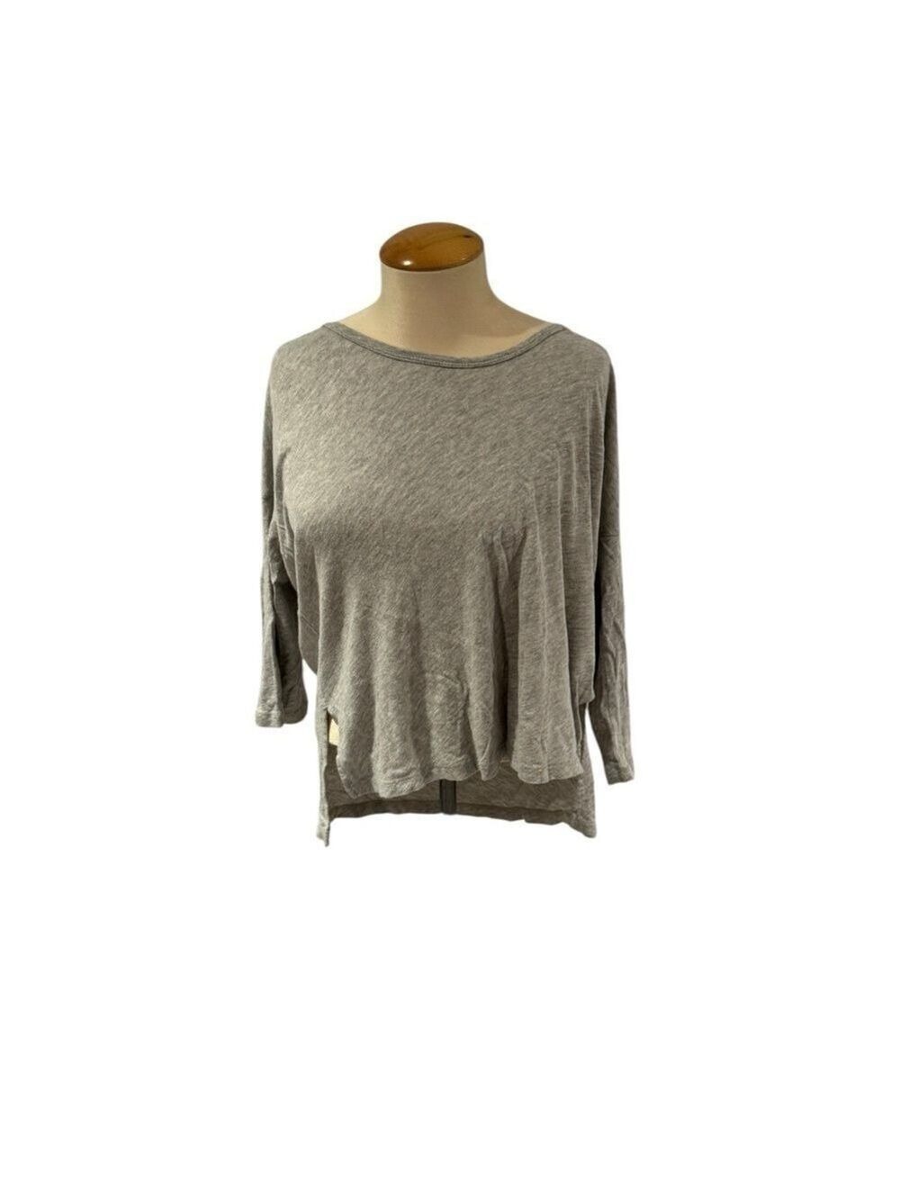 JAMES PERSE Light Gray Long Sleeve Top - size 3